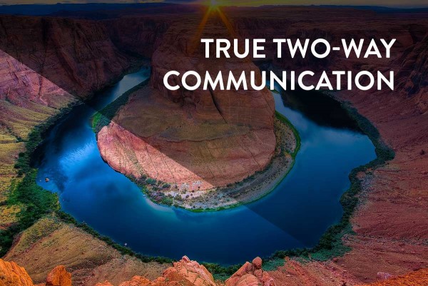 True Two-Way Communication with RPMA